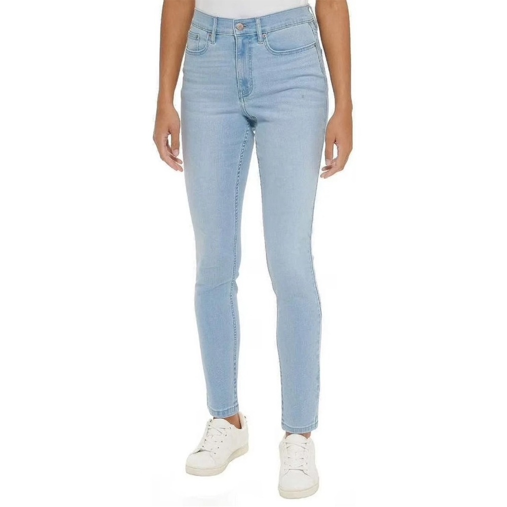 NWT Calvin‎ Klein Jeans Women High Rise Skinny Jean Color Marina 4 16 light blue